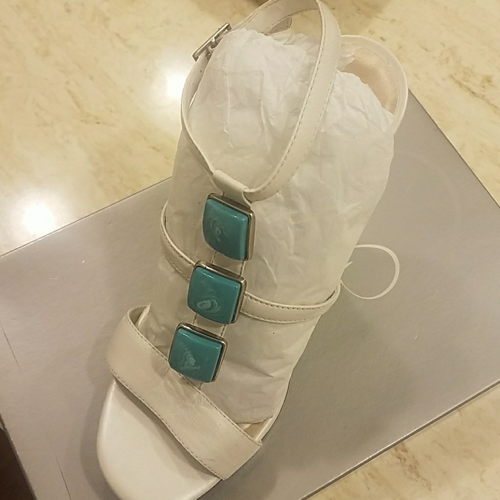Jessica Simpson Pearl White Samdals